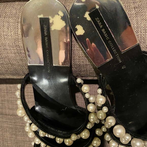 Zara Chunky Pearl Sandals - Picture 8 of 9